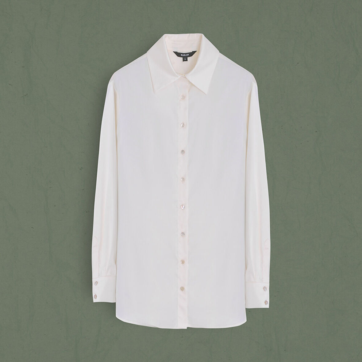 KADIN UZUN KOL BEJ GÖMLEK