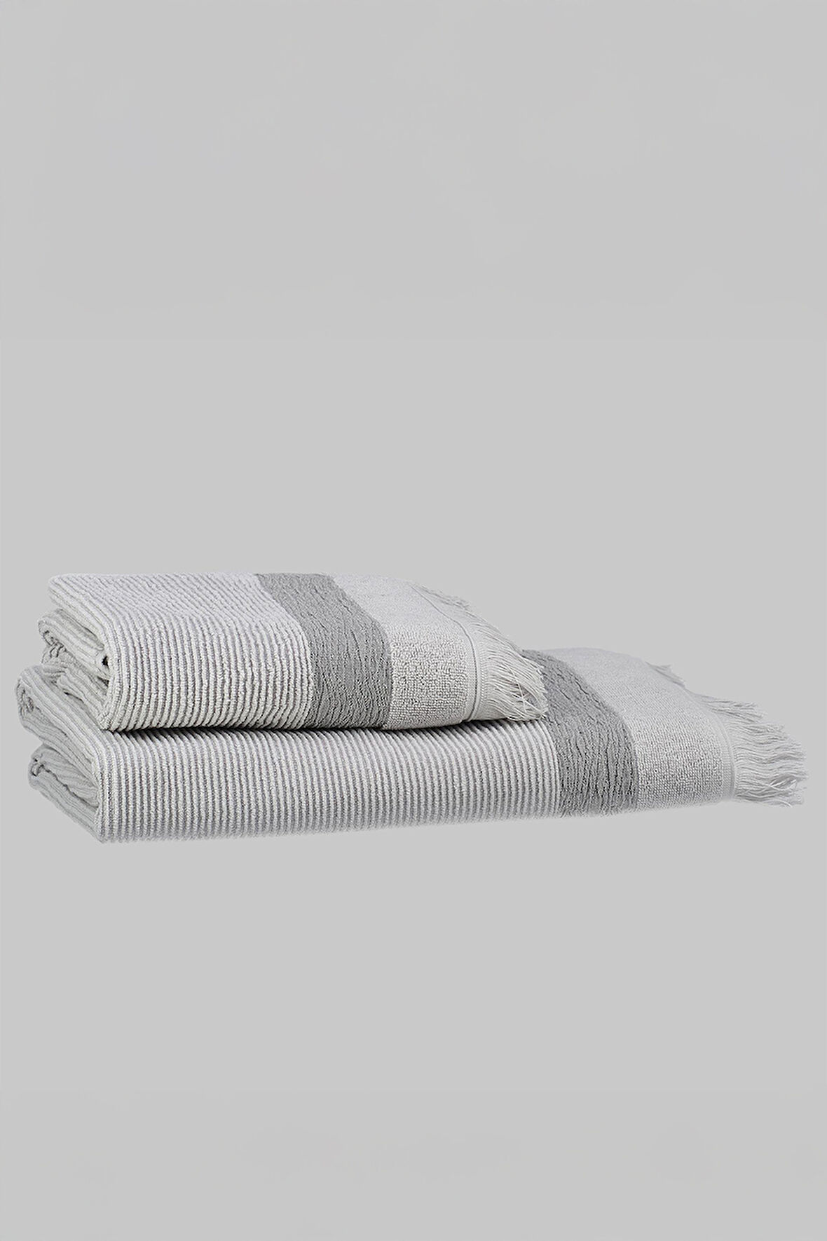 Sarev Street Gri %100 Pamuk Yüz Havlusu 50*90