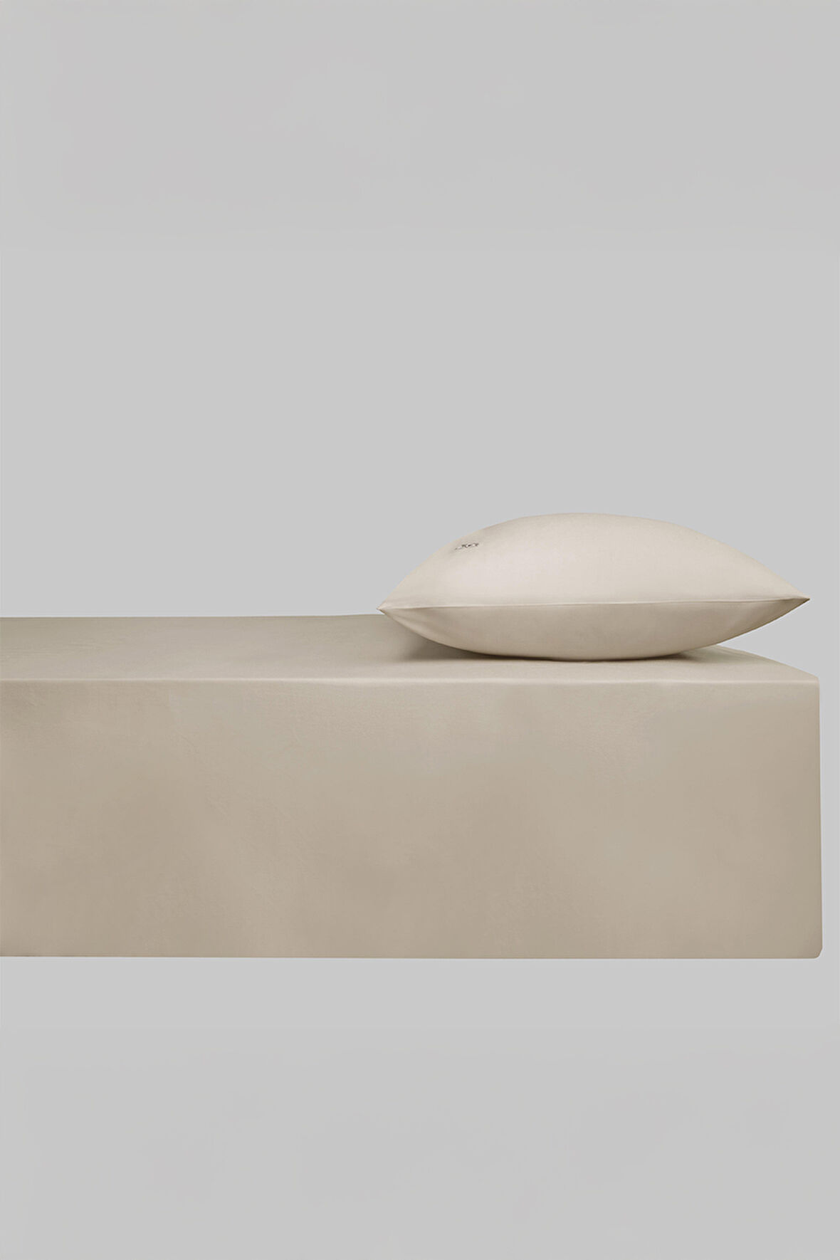 Sarev New Slow City Bej %100 Pamuk Tek Kişilik Lastikli Çarşaf Seti