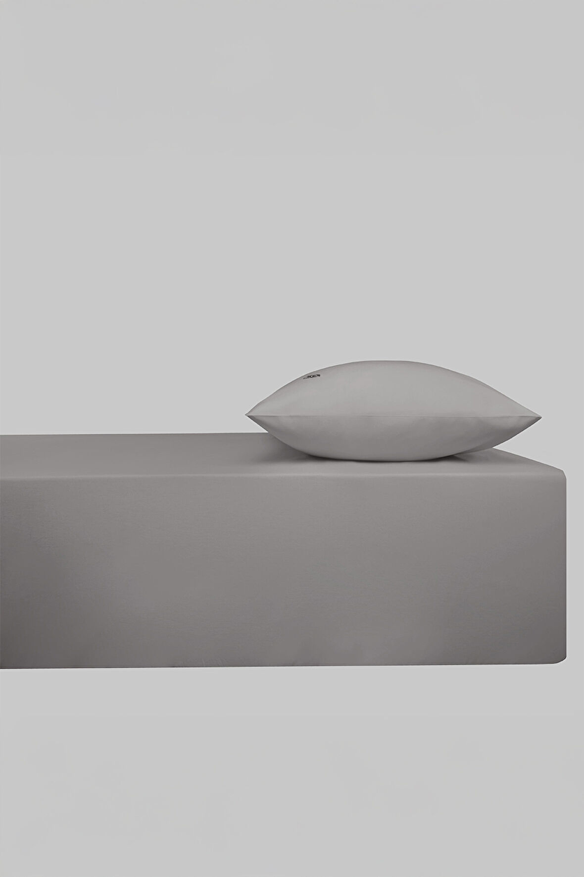 Sarev New Slow City Gri %100 Pamuk Tek Kişilik Lastikli Çarşaf Seti