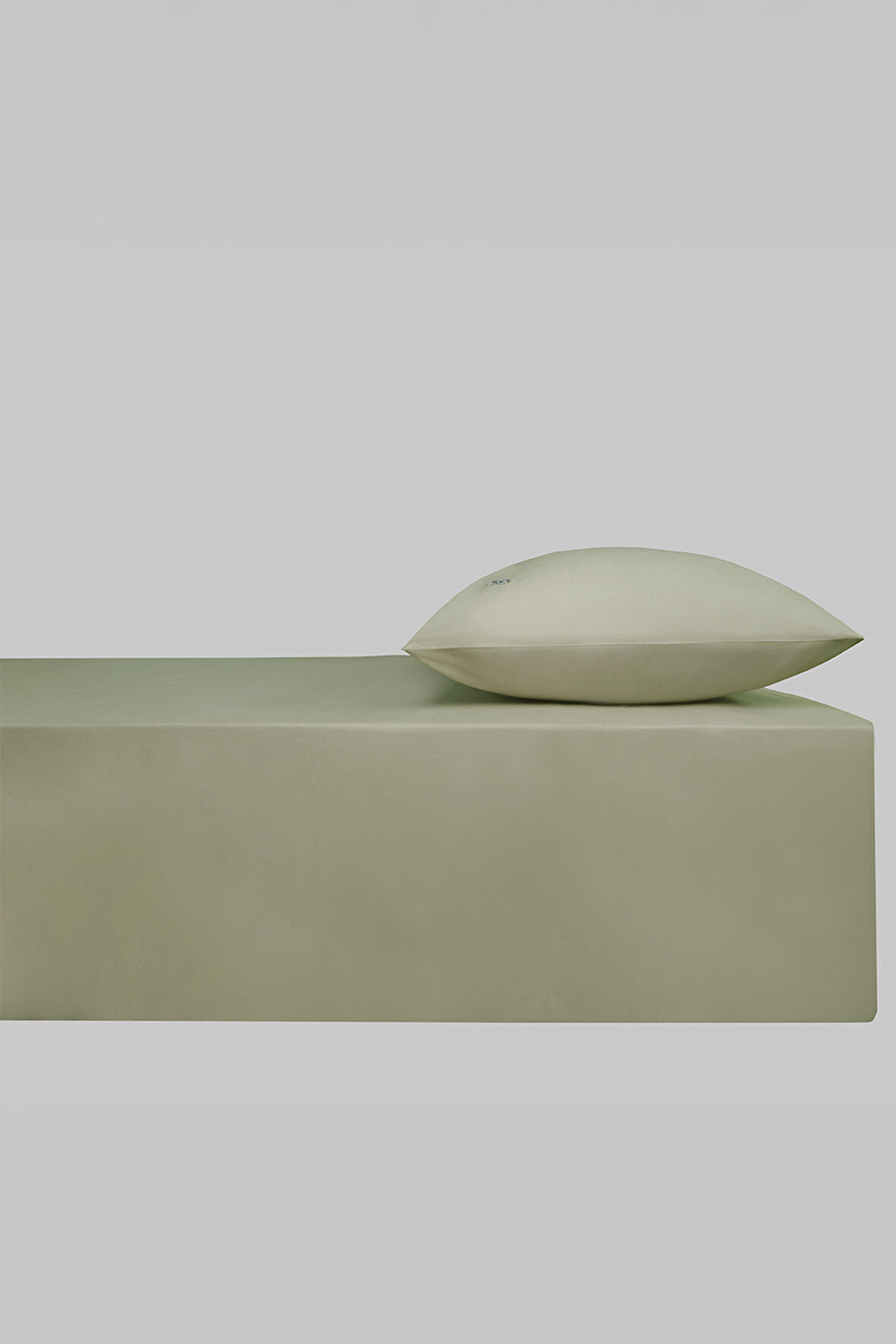 Sarev New Slow City Defne Yeşili %100 Pamuk Tek Kişilik Lastikli Çarşaf Seti