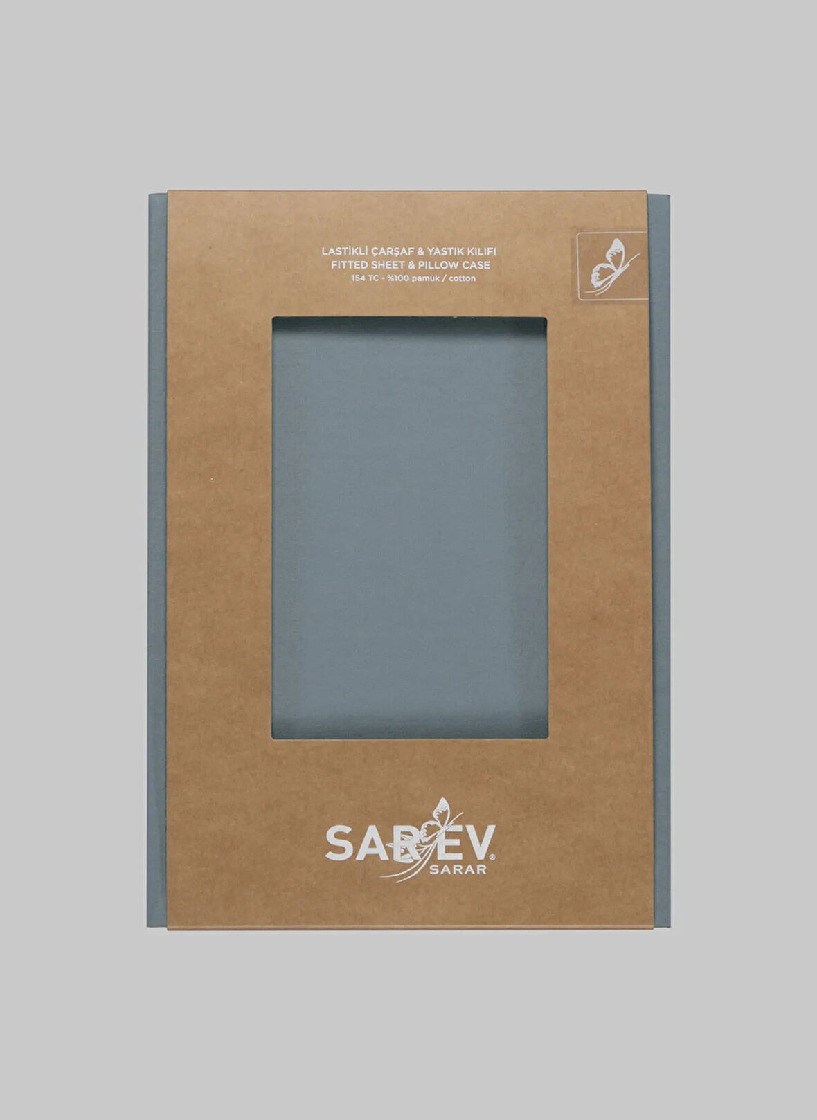 Sarev Mavi Fıtted Çarşaf NEWSLOWCITY180x200FITTEDSHEEMAVİ