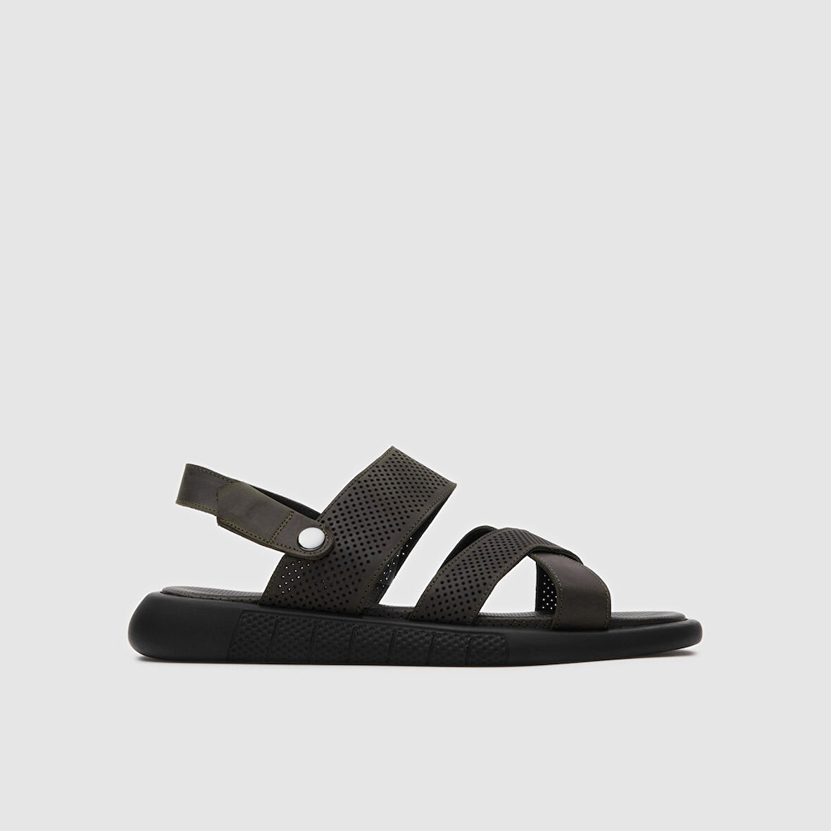 Erkek Düz Sandalet [052137] HAKİ YEŞİL, 43