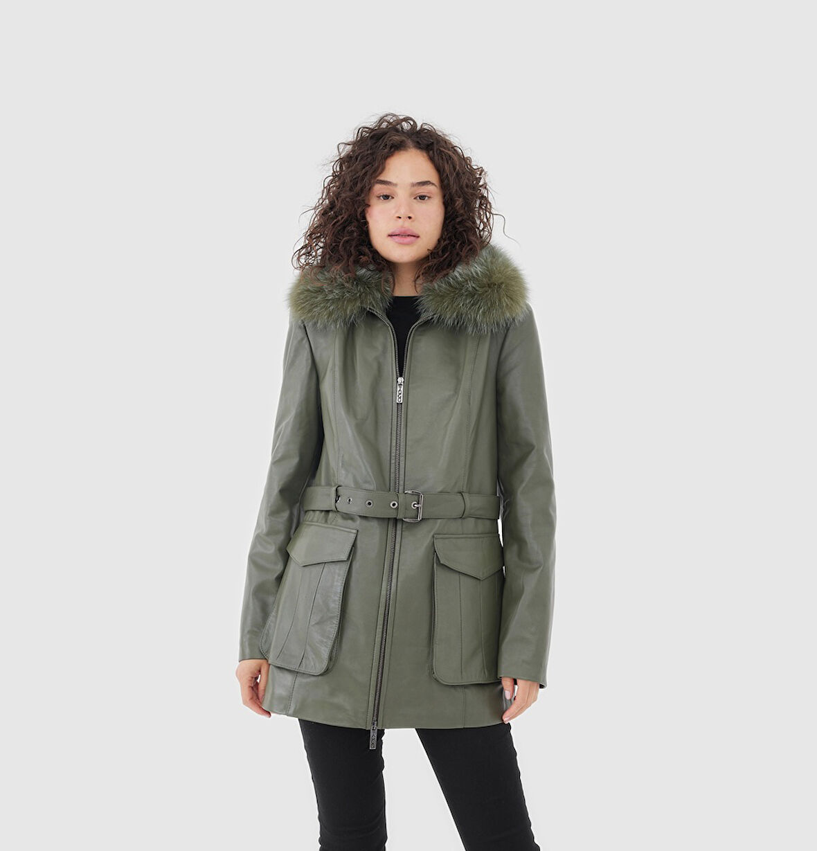 Kadın Deri Mont [810047]