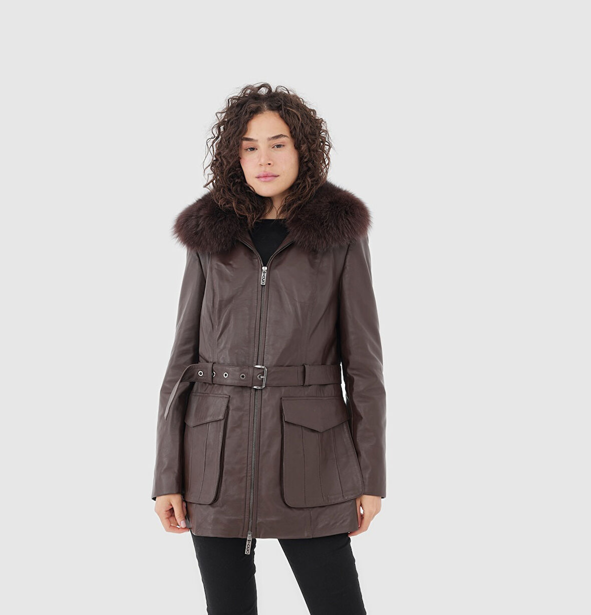 Kadın Deri Mont [810047]