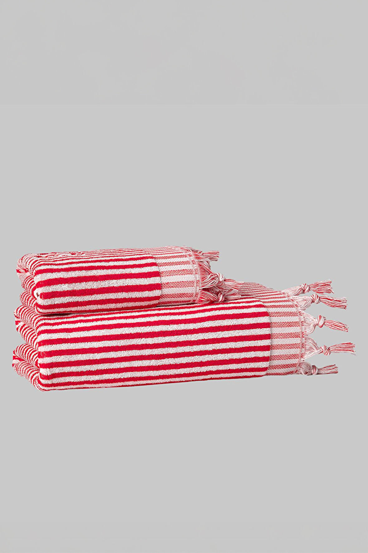 Sarev Sunshine Kırmızı %100 Pamuk Banyo Havlusu 85*150 cm