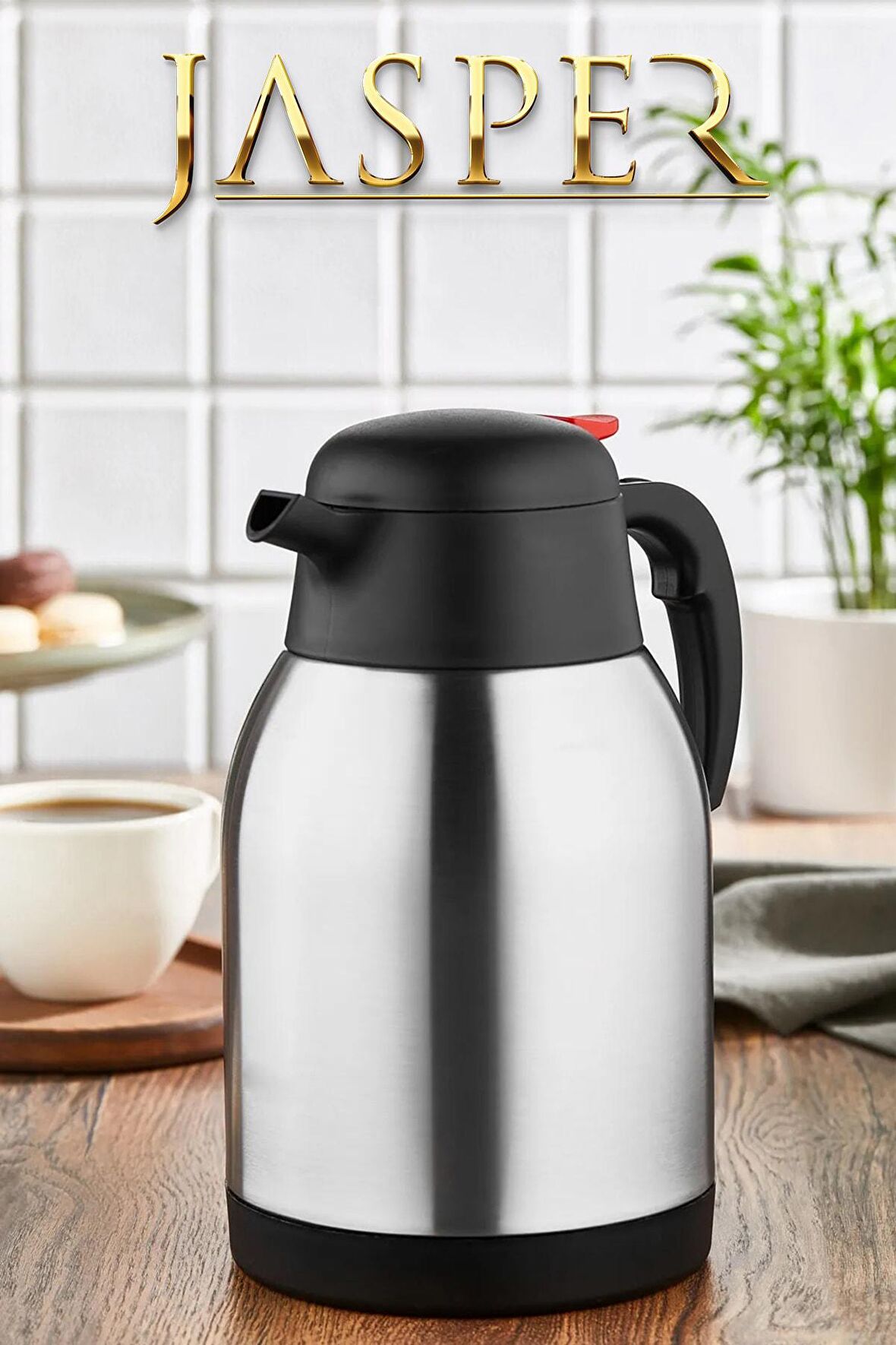 2 Litre Çift Kat Piknik Kamp Outdoor Çelik Çay Termosu 1200a Penguen