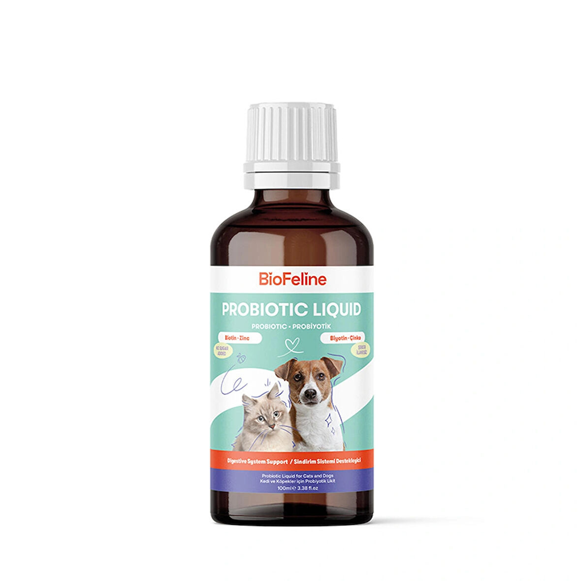 BioFeline Kedi ve Köpekler İçin Sıvı Probiyotik – 100 ml