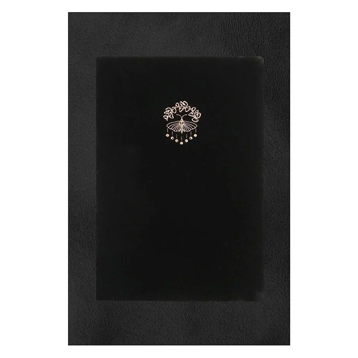 Victoria's Journals Bujo Süet A5 96 Yaprak Çizgili Defter Siyah 124-1640