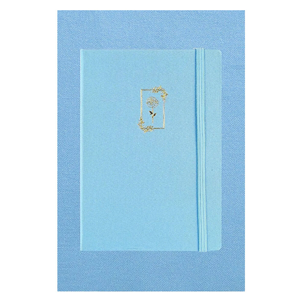 Victoria's Journals Bujo Keten A5 Lastikli 96 Yaprak Noktalı Defter Açık Mavi 124-1647