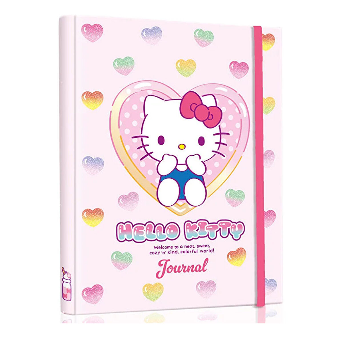 Victoria's Journals Hello Kitty Gizli Spiralli Sert Kapak 17x24 96 Yaprak Planlayıcı 524-1818