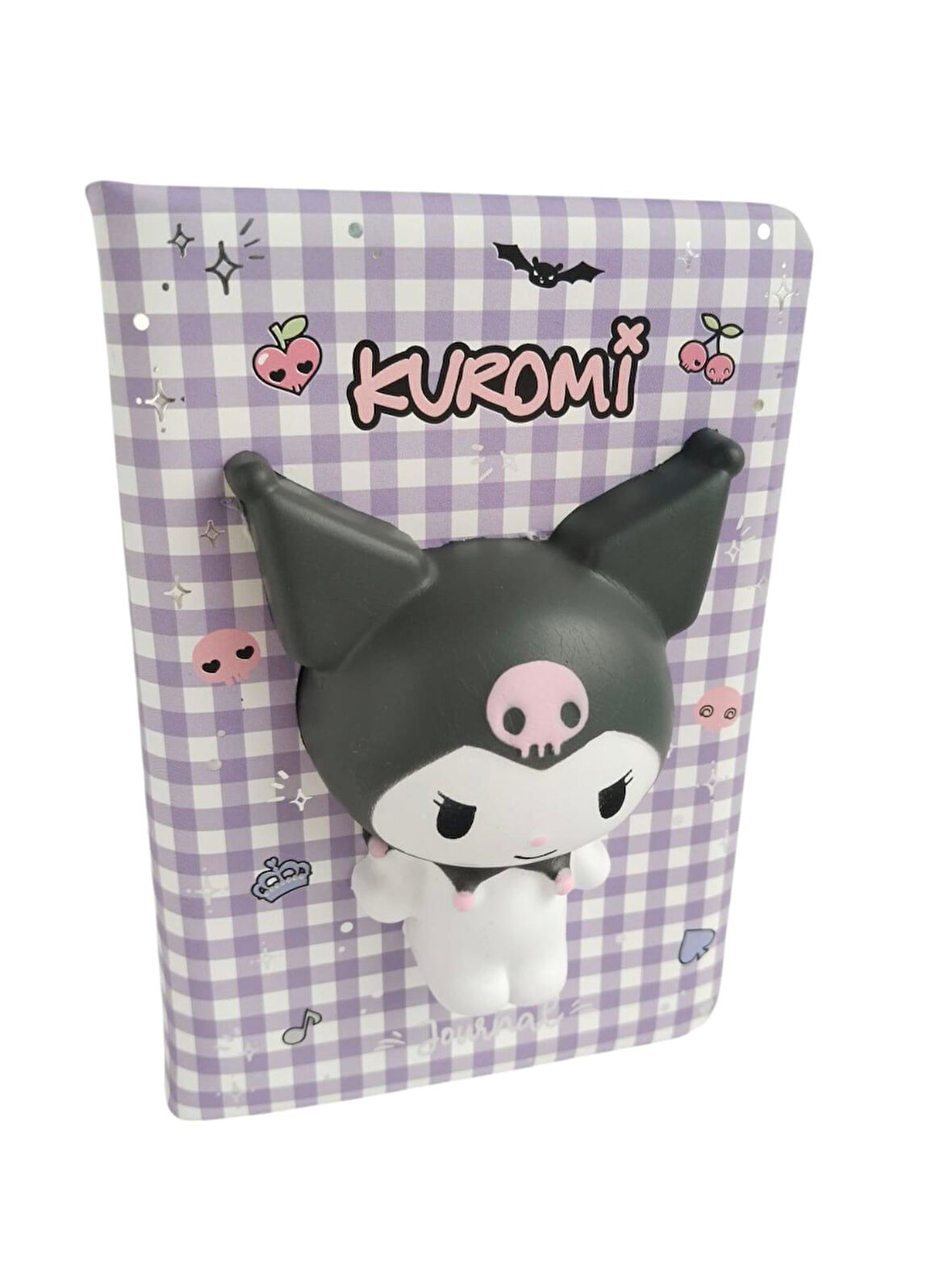 Victoria's Journals Vj Kuromi Squishi günlük, A6 192 Sayfa.renkli 100gr. kağıt günlük not defteri
