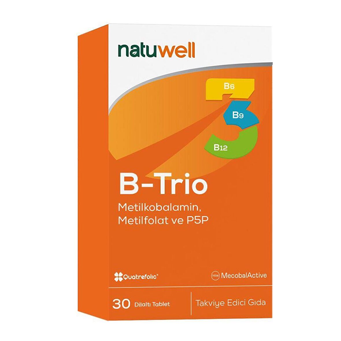 NATUWELL B-Trio 30 Dilaltı Tablet 8683873980291