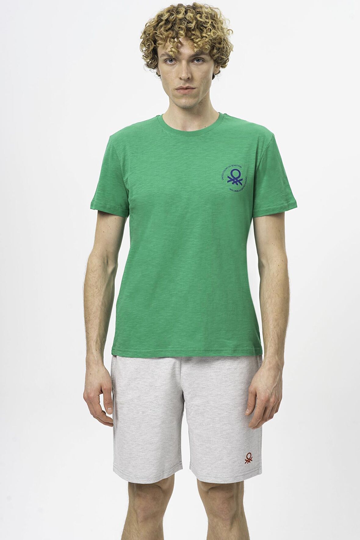 United Colors of Benetton Erkek T-Shirt BNT-M099-R