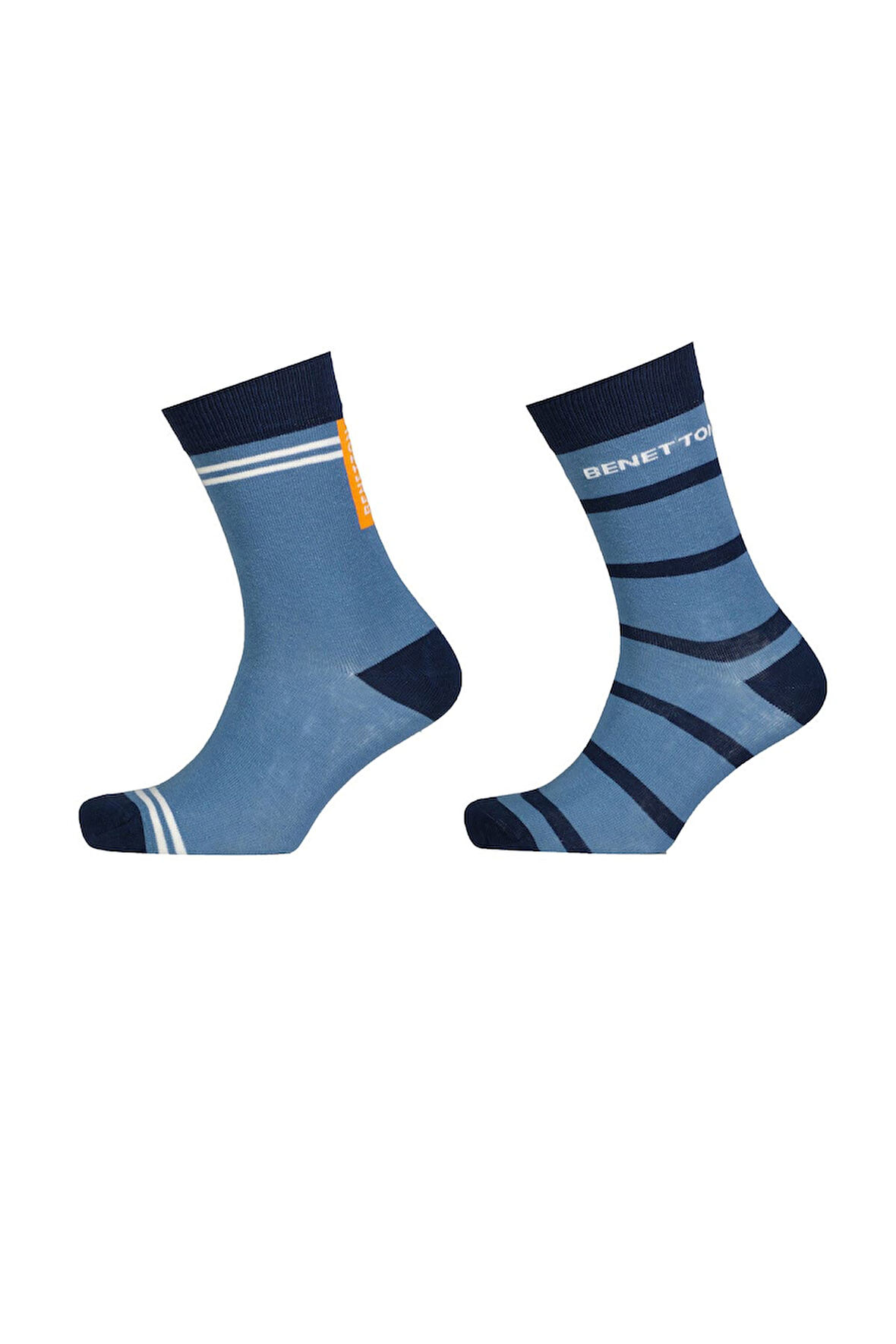 Erkek Bnt 2'li Soket Çorap - Mavi | 39/43