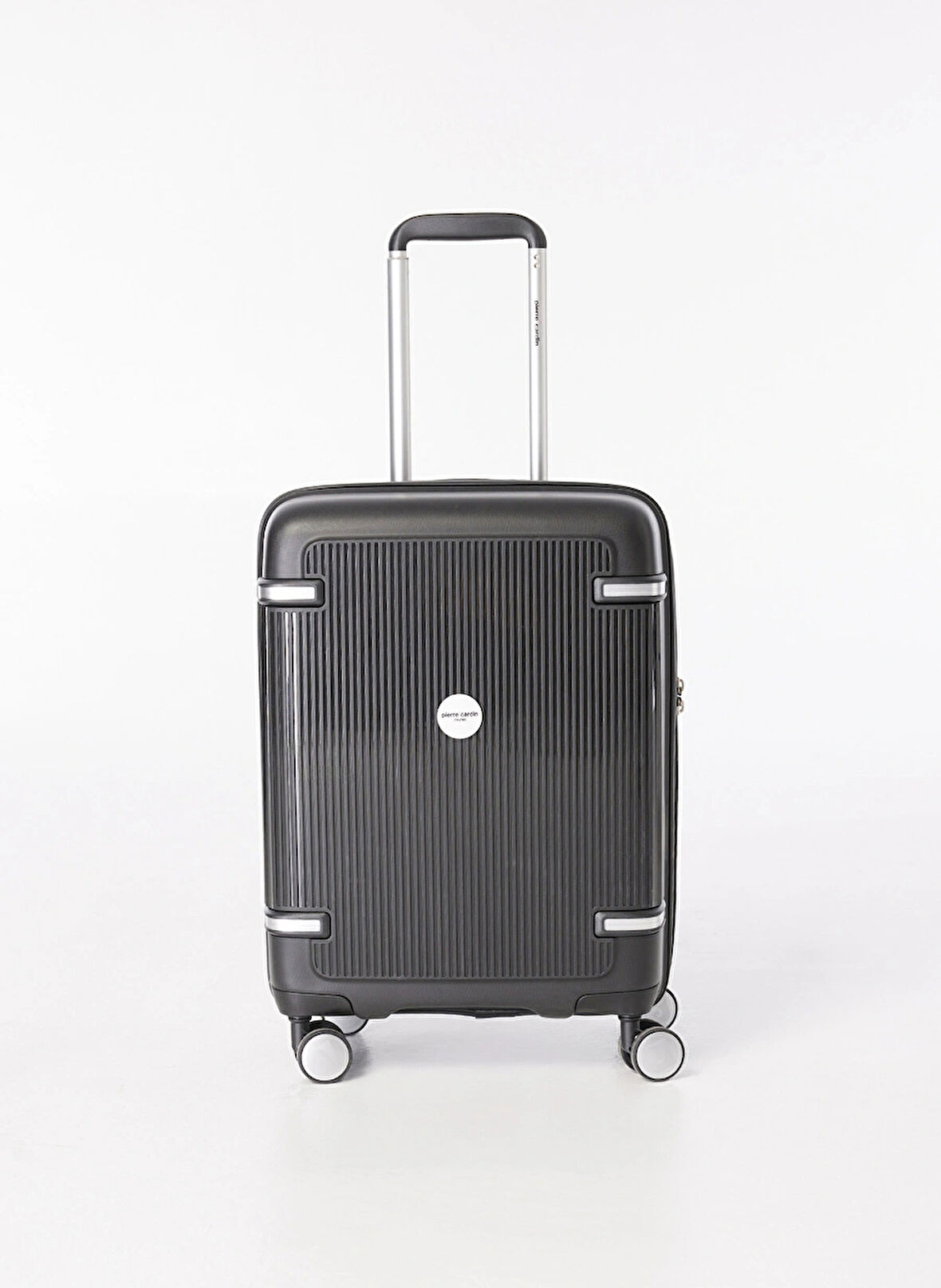 Pierre Cardin Polipropilen Kabin Boy Kırılmaz Valiz Siyah PC7070