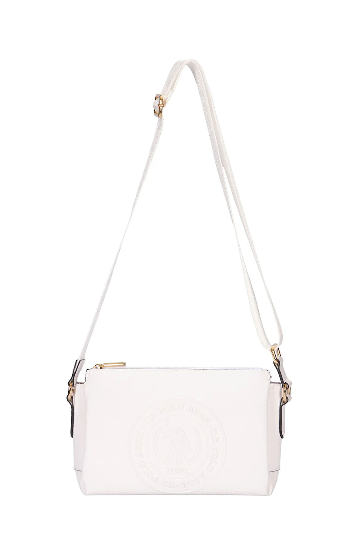 U.S. Polo Assn. Kadın Postacı Çantası Beyaz US25268