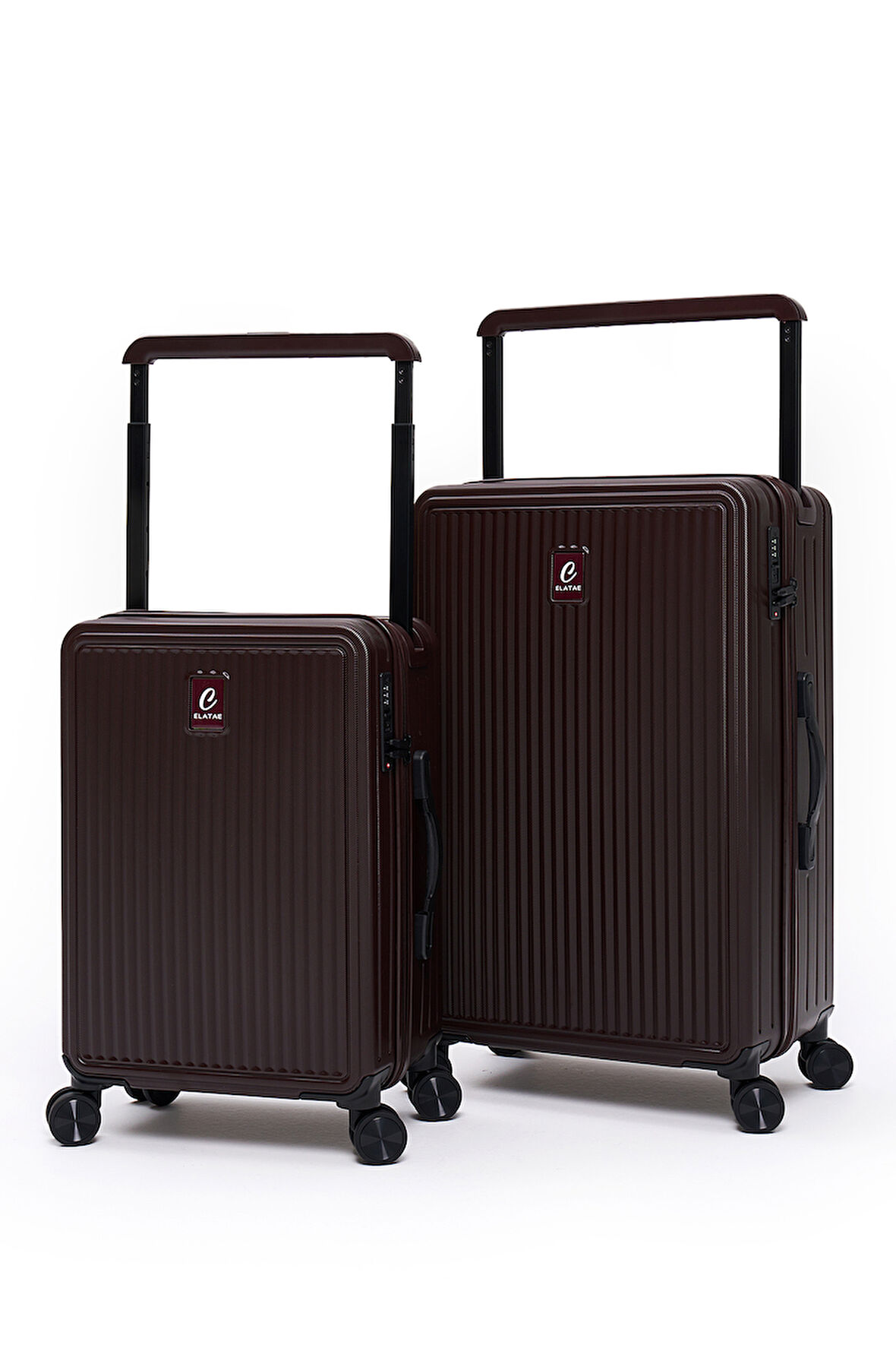 Elatae Vouge Exclusive Ultra Strong 2'li Valiz Seti Orta Boy - Kabin Boy Mor V10737