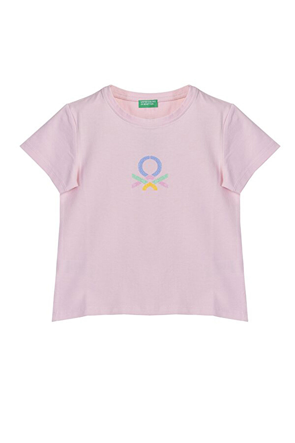 Kız Çocuk Bnt Logo T-Shirt - Pembe | 8-9