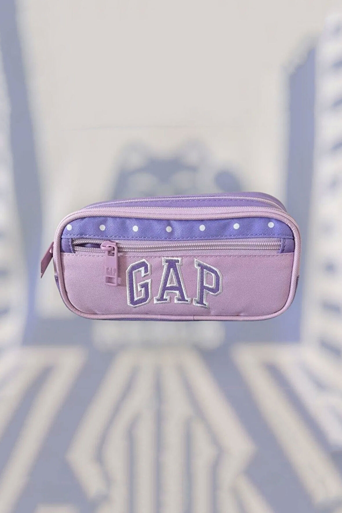 Unisex Gap Kids 3 Bölmeli Kalem Çantası - Lila | undefined