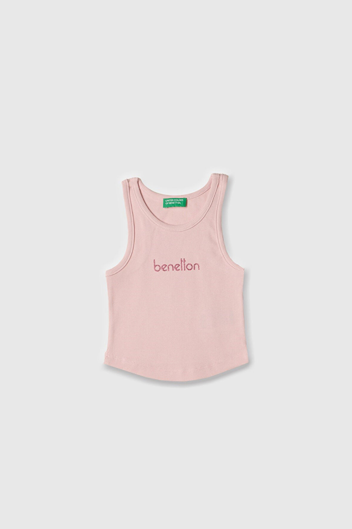 Benetton Kız Çocuk Açık Pembe Atlet