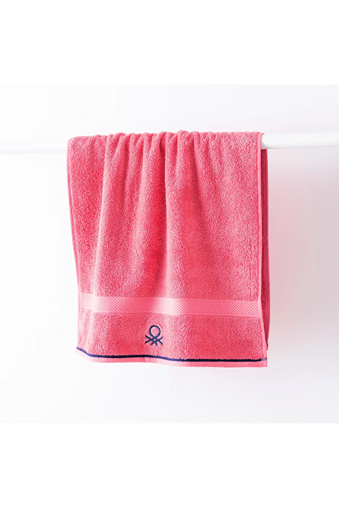 Banyo Havlu El Yüz Vücut Pembe %100 Pamuk 50x90 cm