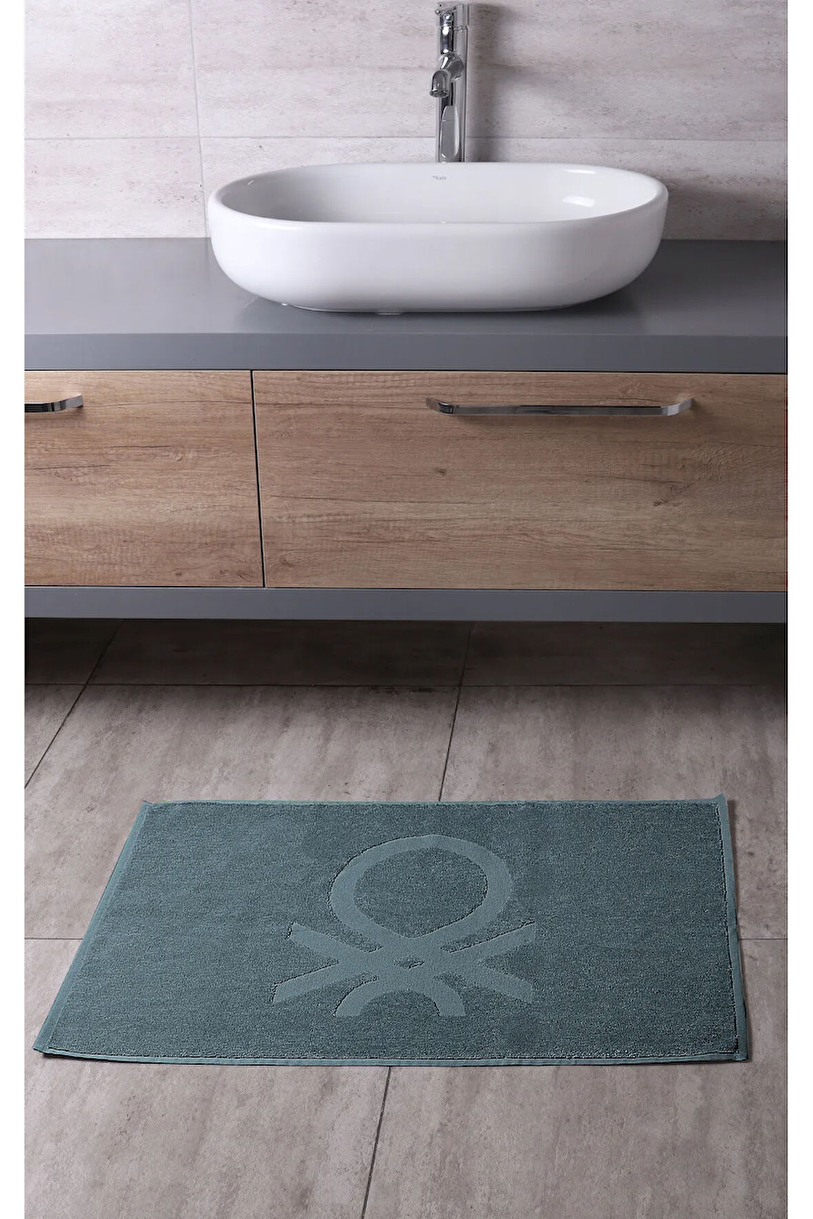Banyo Paspas Havlu Koyu Gri %100 Pamuk 50x80 cm