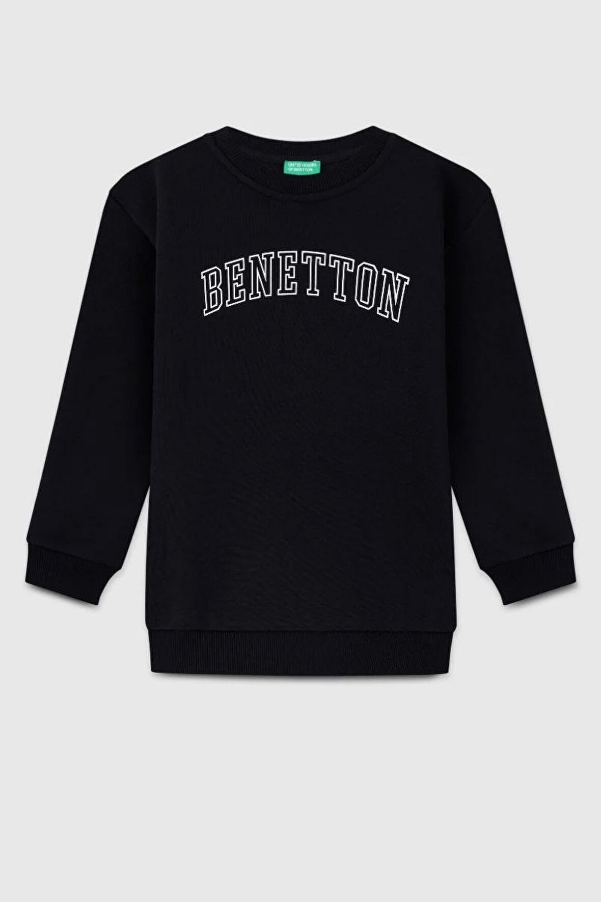 United Colors of Benetton Erkek Çocuk BNT-B23342 Sweatshirt Siyah