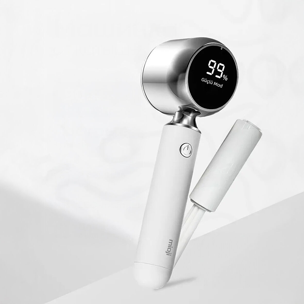 Mioji Mio LR6 Dijital Gösterge 800mAh Kablosuz Tüy Tiftik Makinesi - Beyaz