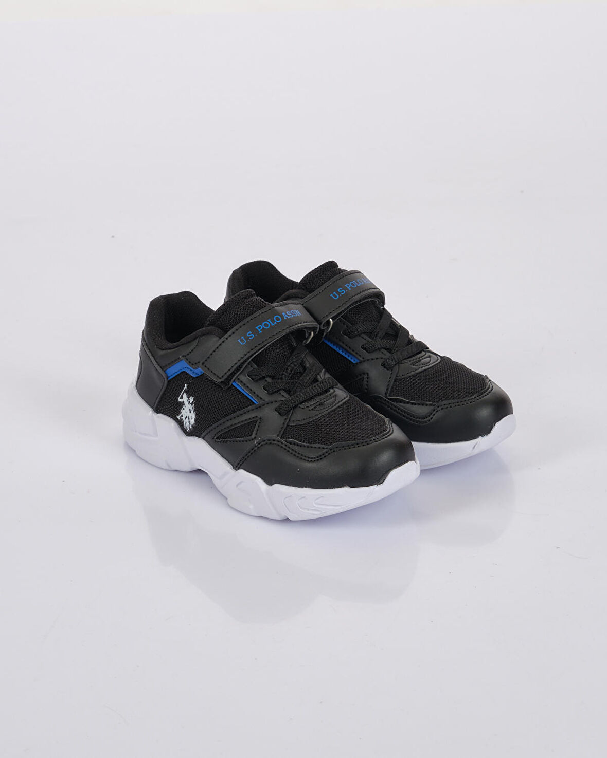 U.S. Polo Assn. Siyah-Saks Erkek Çocuk Sneaker 2SHOLDJR3FX