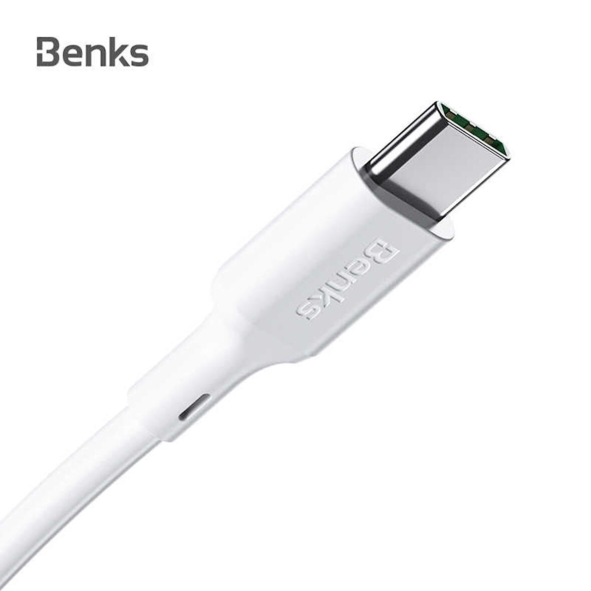 Benks D35 Type-C USB Kablo 5A Süper Hızlı Şarj Kablosu Qualcomm 3.0 480 Mbps 120 cm