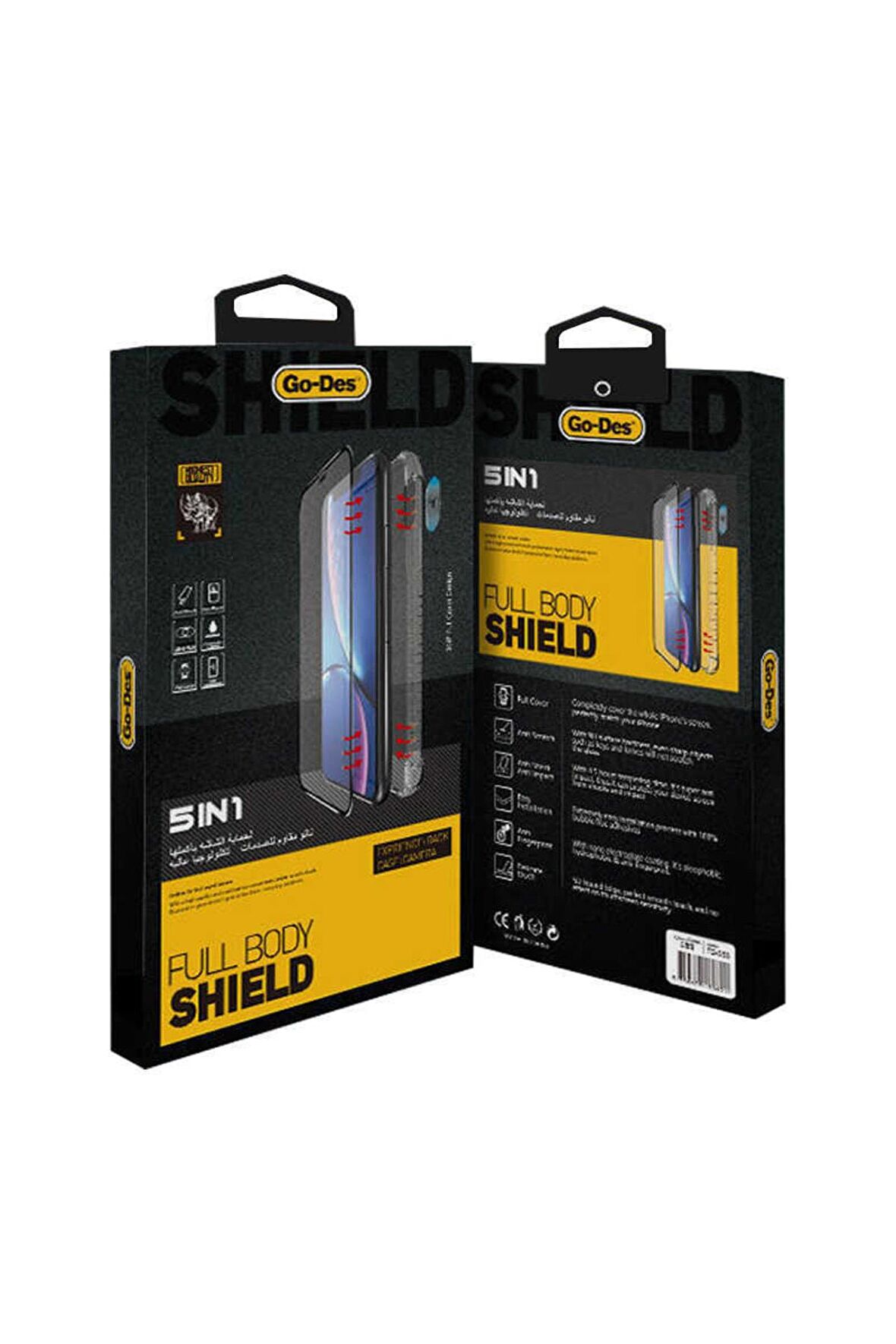 Go-Des Apple iPhone 6 Ön Arka Koruma Go Des 5 In 1 Full Body Shield