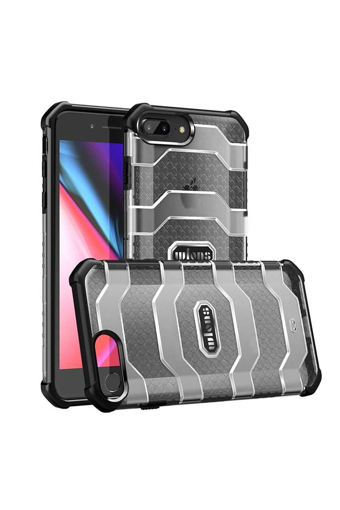 Wlons iPhone 8 Plus Uyumlu Kılıf Darbe Emici Koruyucu Wlons Mit Kapak