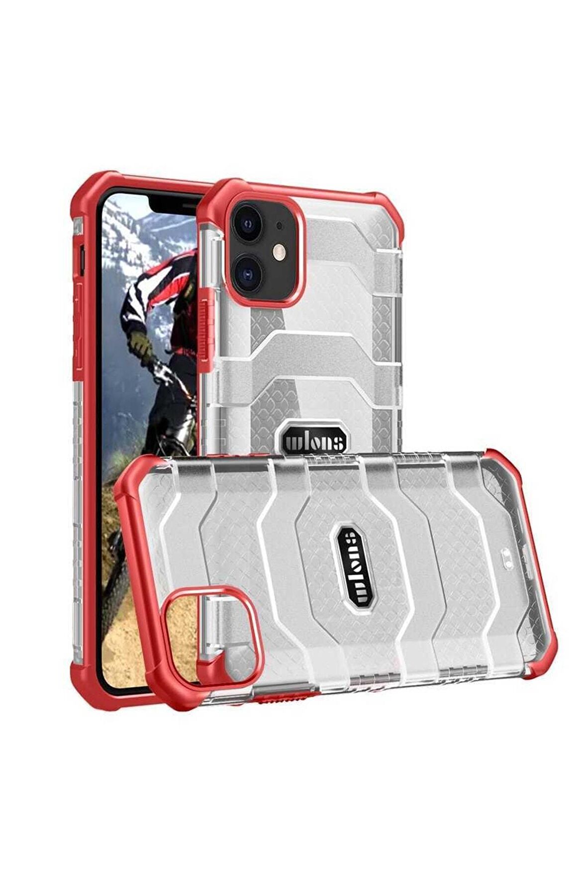 Wlons iPhone 12 Uyumlu Kılıf Darbe Emici Koruyucu Wlons Mit Kapak