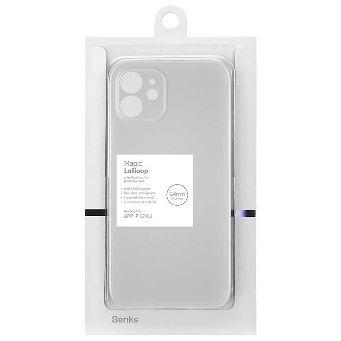 Apple iPhone 12 Kılıf Slim Fit Mat PP Benks Lollipop Protective Kapak