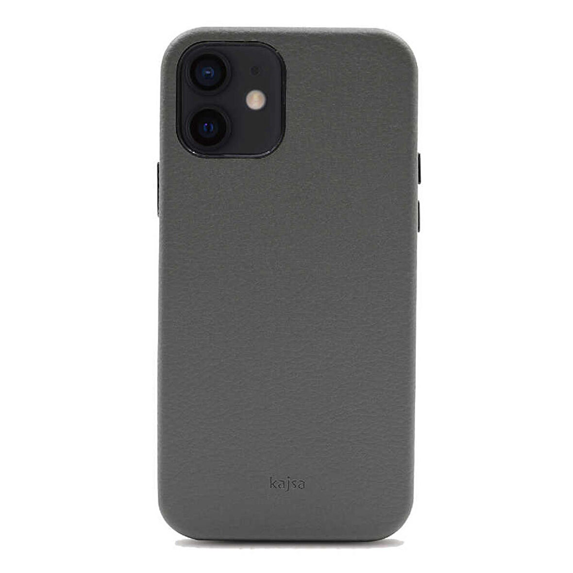 Apple iPhone 12 Pro Kılıf Suni Deri Kajsa Litchi Kapak