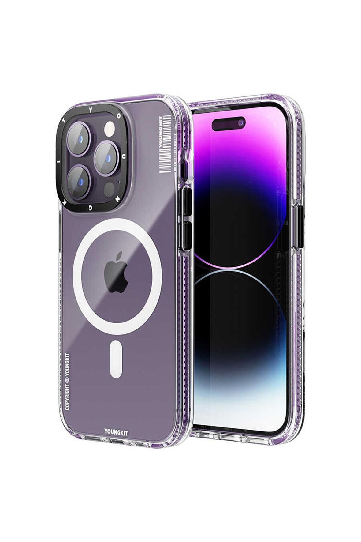 Apple iPhone 14 Pro Max Kılıf Magsafe Şarj Özellikli Youngkit Exquisite Serisi Kapak