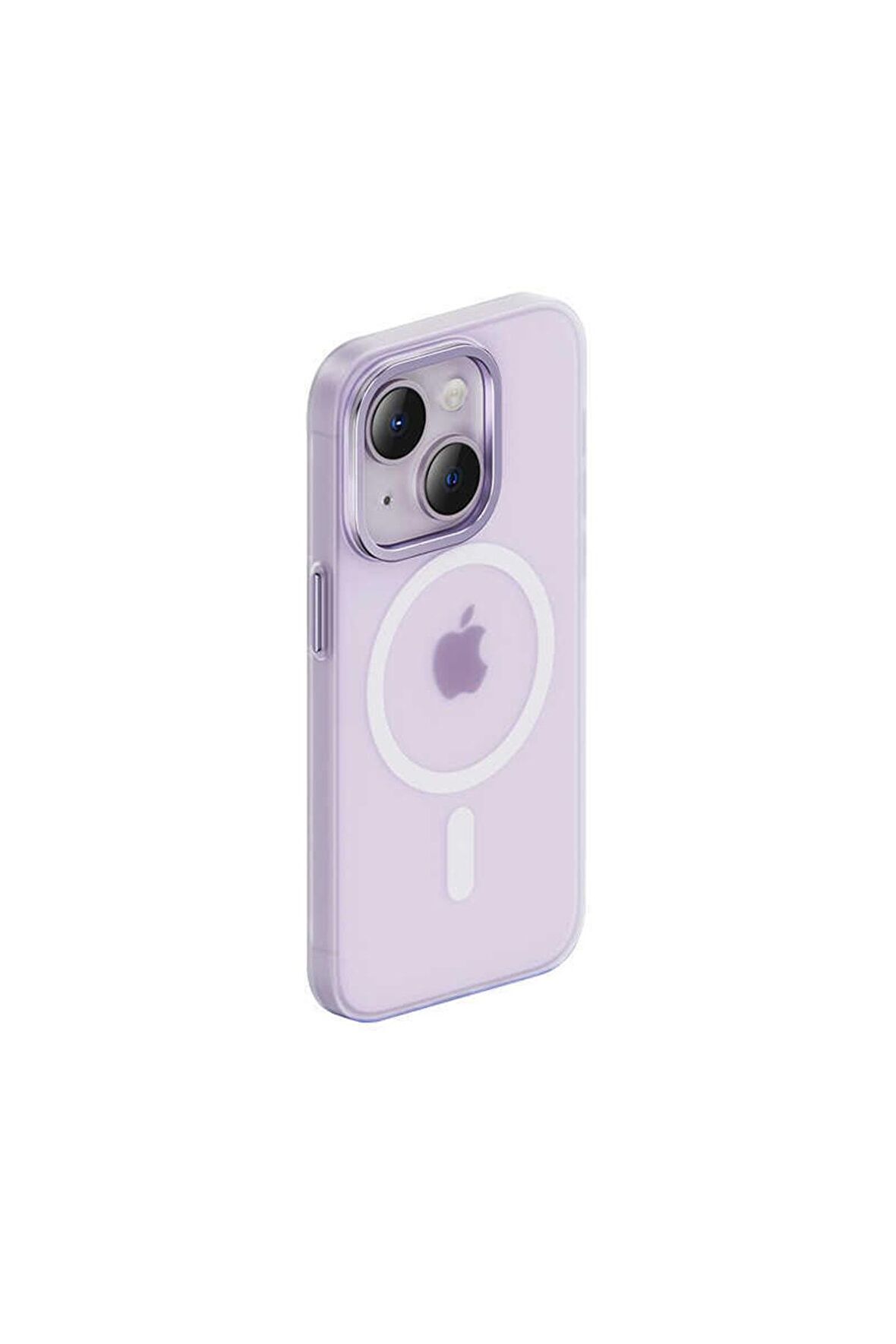 Benks Apple iPhone 14 Plus Uyumlu Kılıf Sararmayan Wireless Şarj Destekli Benks Yeni Seri Magnetik Haze Kapak
