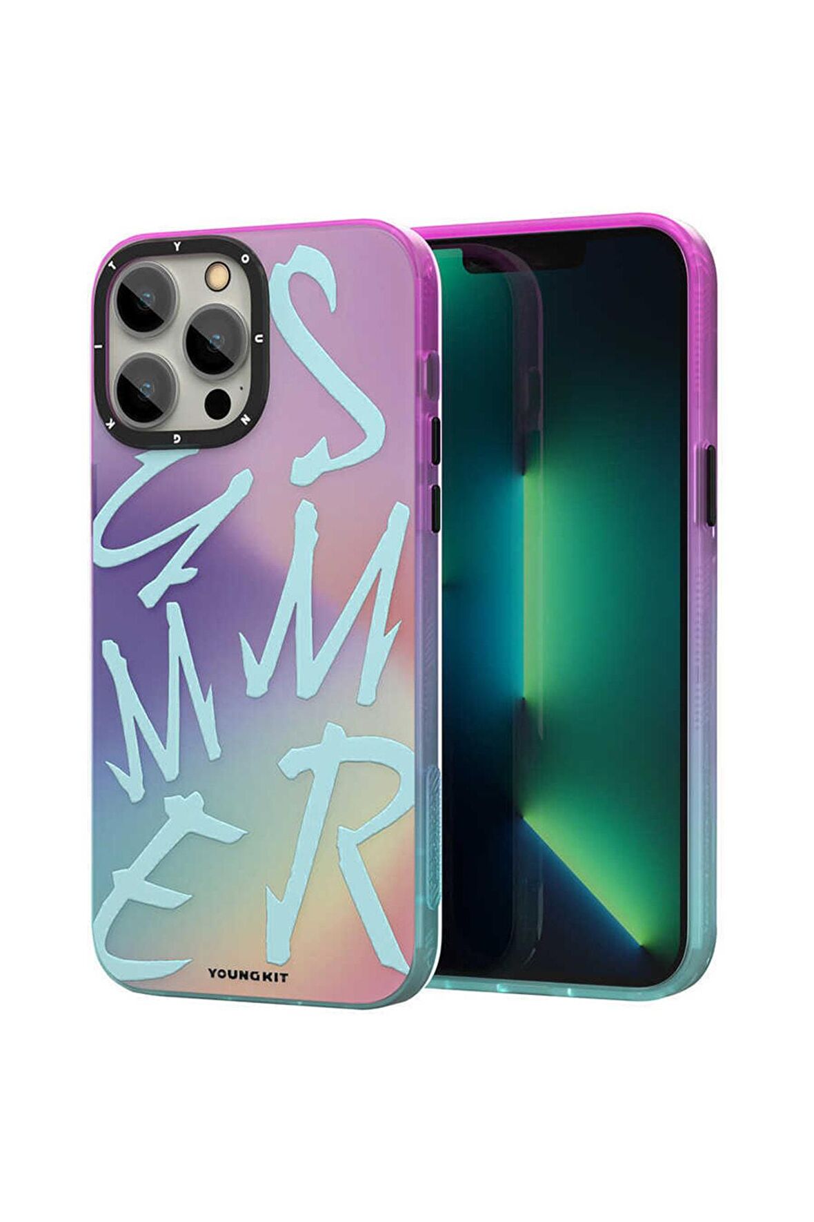 YoungKit iPhone 12 Pro Max Uyumlu Kılıf Youngkit Summer Serisi Kapak