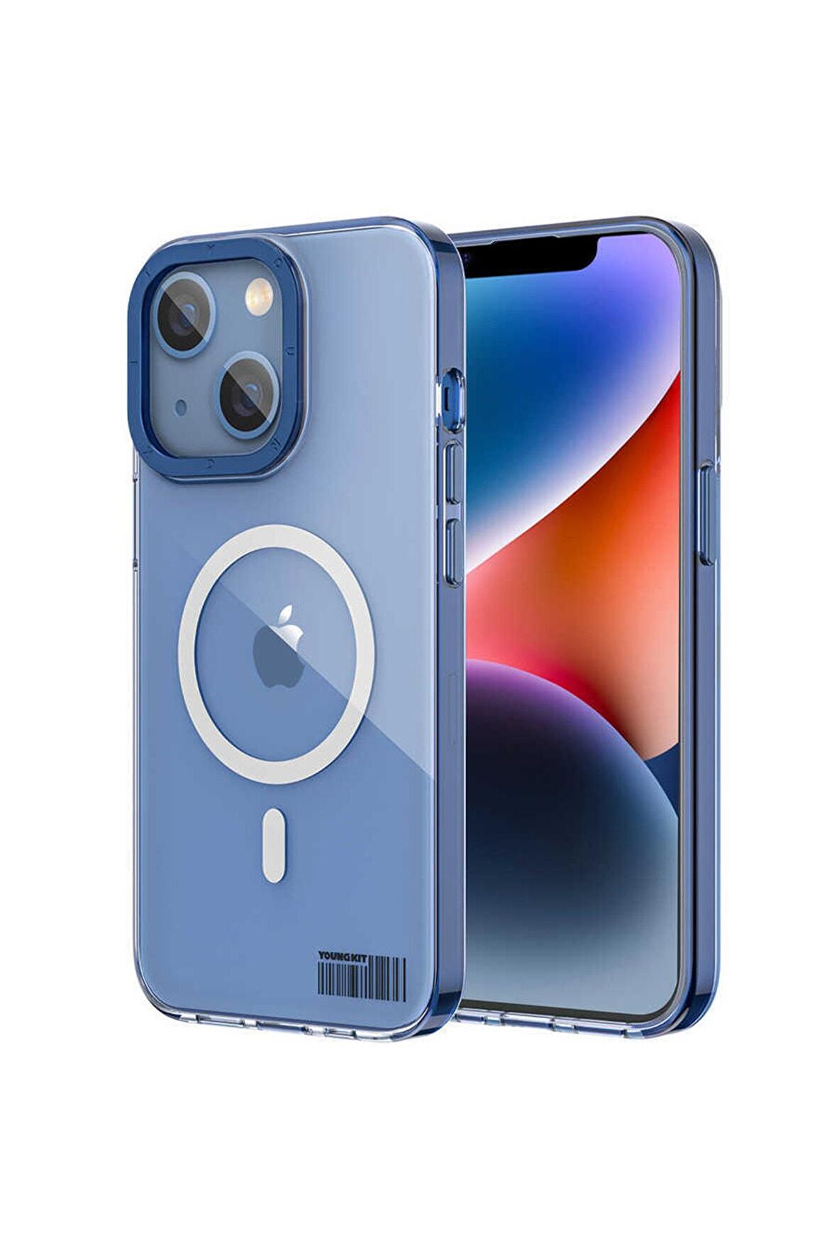 YoungKit iPhone 13 Uyumlu Kılıf Magsafe Şarj Özellikli Youngkit Coloured Glaze Serisi Kapak