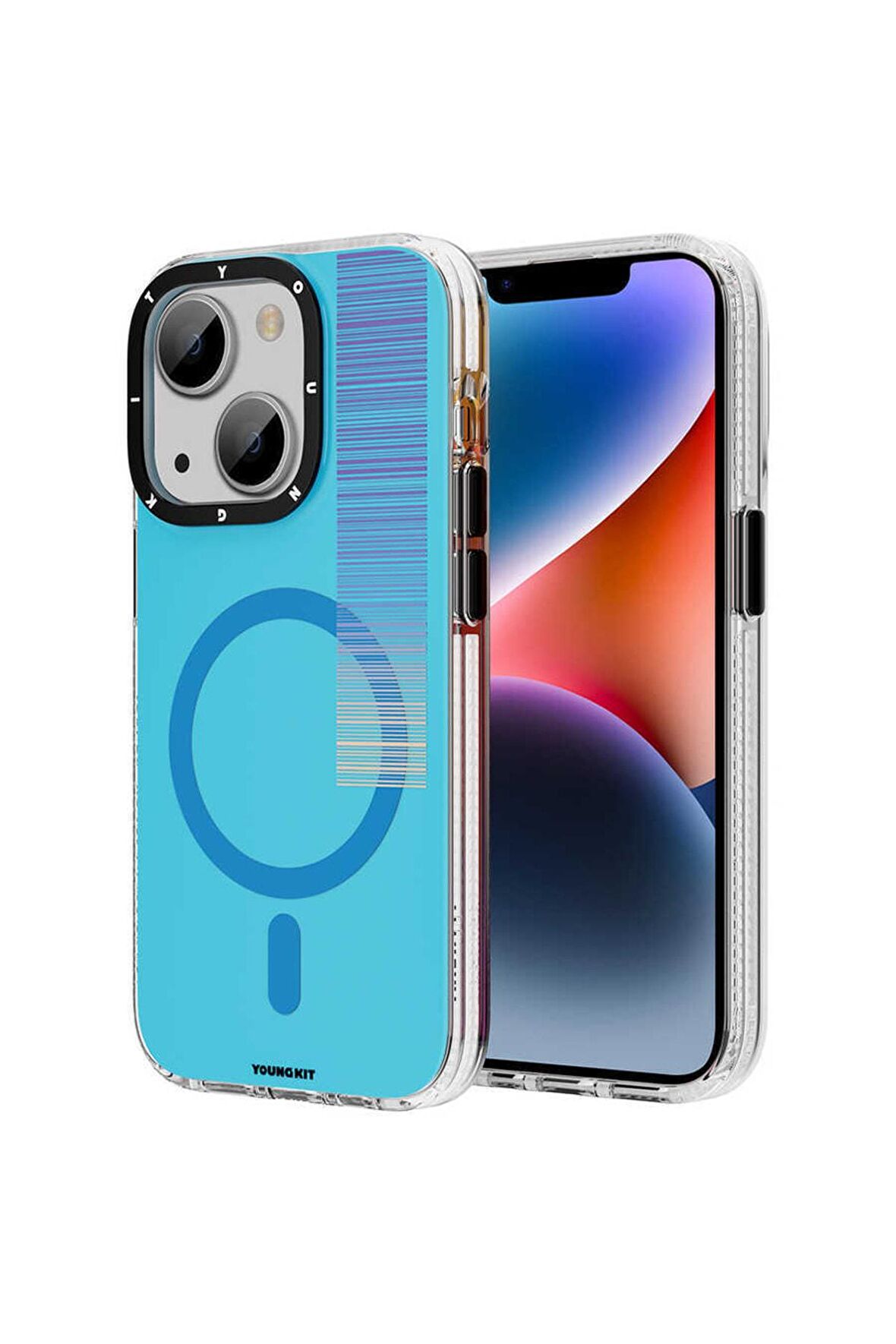 YoungKit iPhone 13 Uyumlu Kılıf Magsafe Şarj Özellikli Youngkit Pure Serisi Kapak