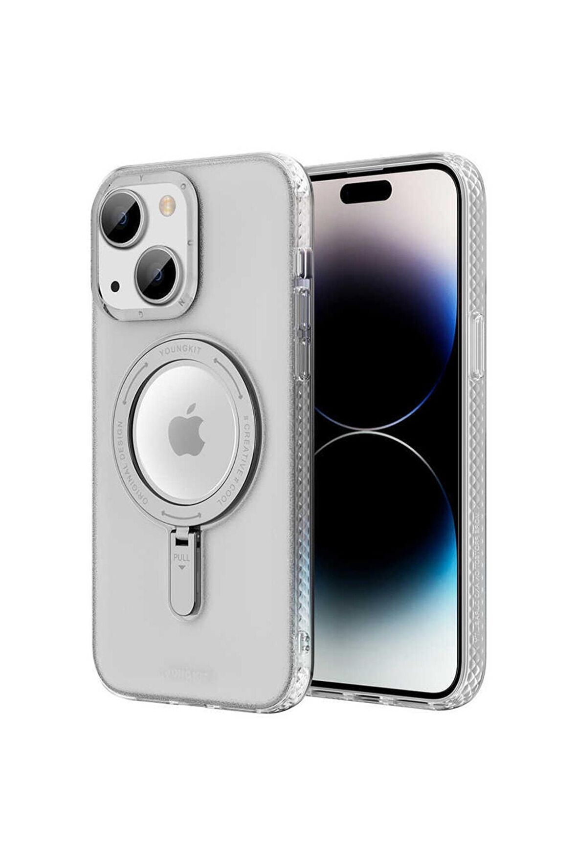YoungKit iPhone 13 Uyumlu Kılıf Magsafe Şarj Özellikli Youngkit Rock Serisi Kapak