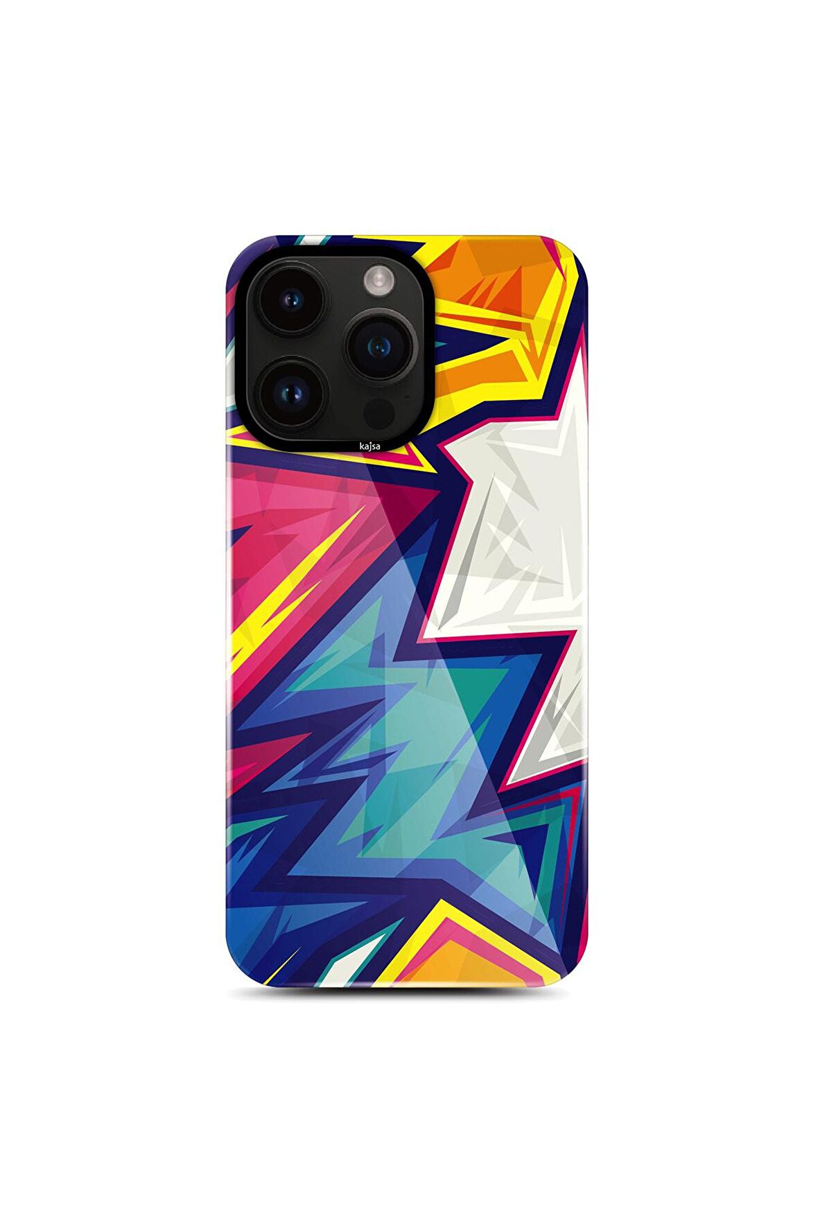 Kajsa iPhone 14 Pro Uyumlu Kılıf Hd Desenli Kajsa Shield Plus Grafiti Serisi Kapak