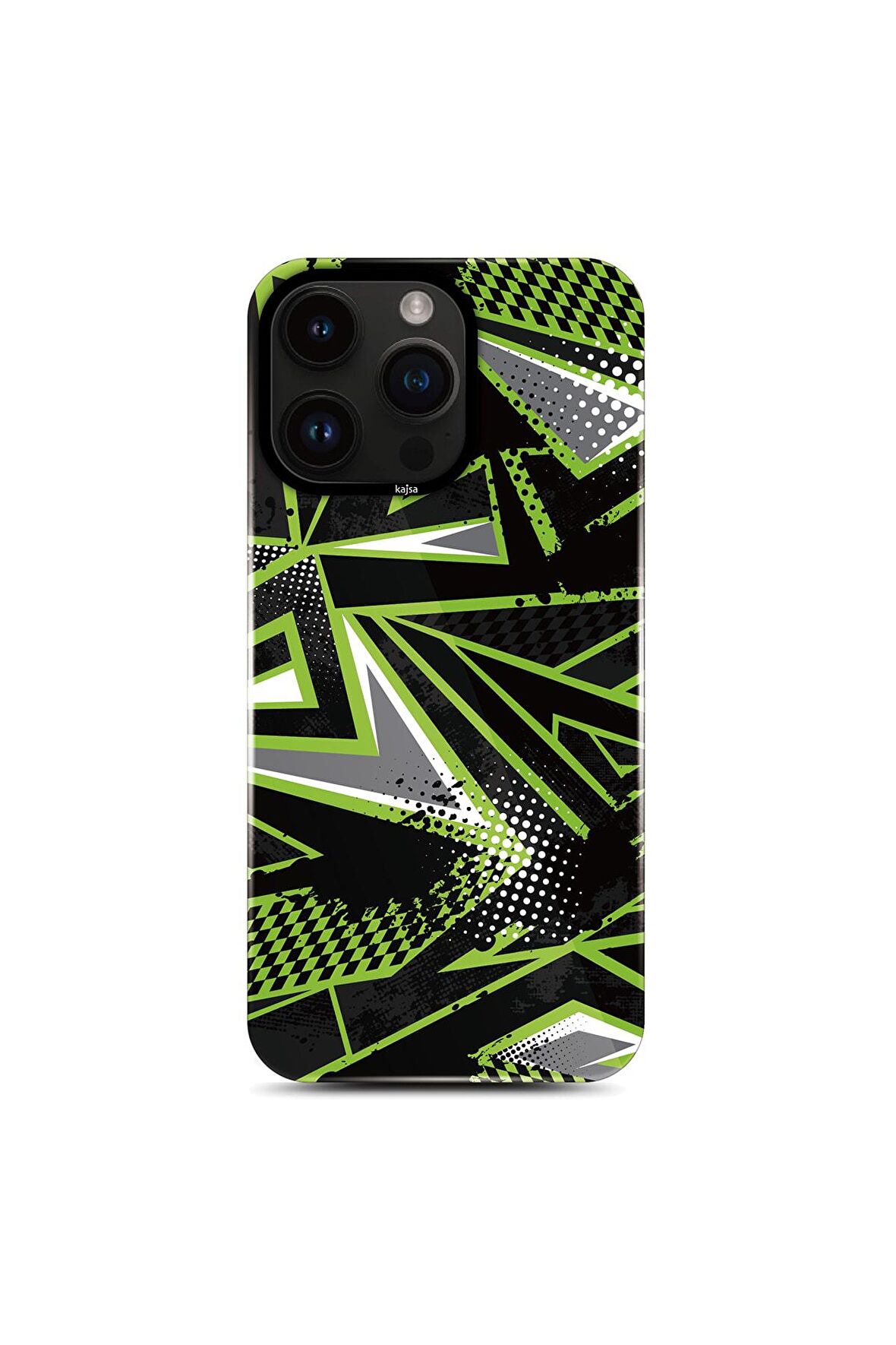 Kajsa iPhone 14 Pro Uyumlu Kılıf Hd Desenli Kajsa Shield Plus Grafiti Serisi Kapak