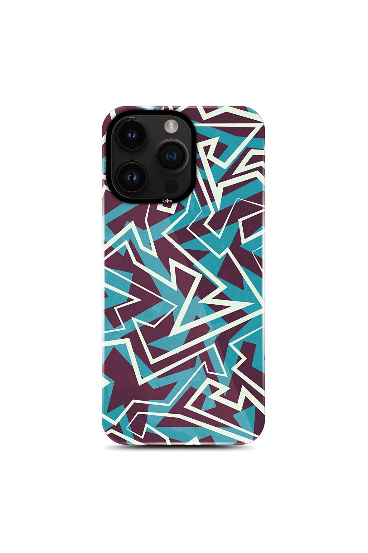 Kajsa iPhone 14 Pro Max Uyumlu Kılıf Hd Desenli Kajsa Shield Plus Grafiti Serisi Kapak