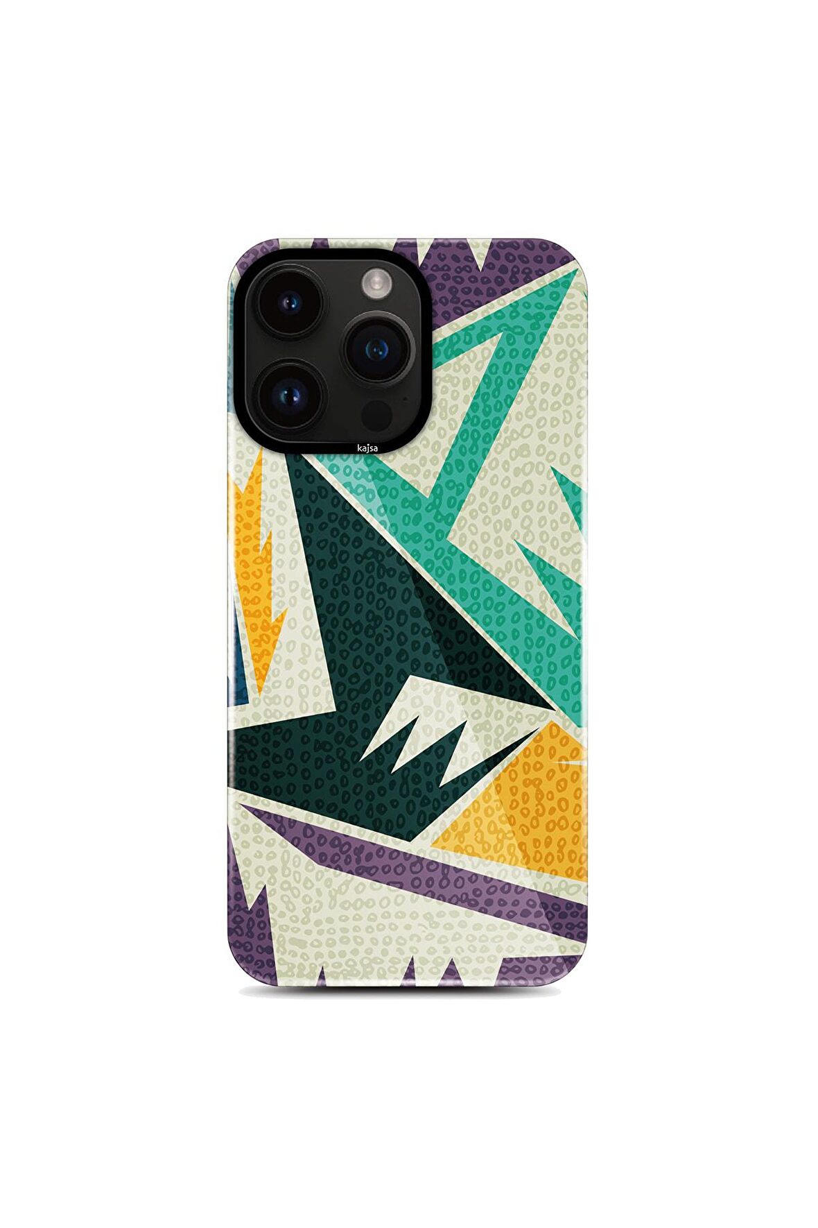 Kajsa iPhone 14 Pro Uyumlu Kılıf Hd Desenli Kajsa Shield Plus Flower Graphic Serisi Kapak