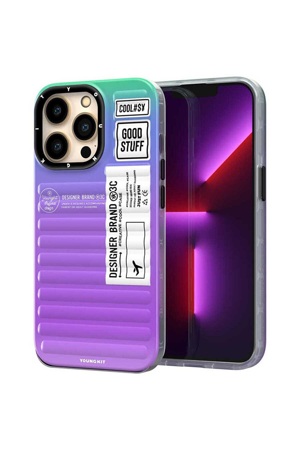 YoungKit iPhone 14 Pro Max Uyumlu Kılıf Youngkit The Secret Color Serisi Kapak