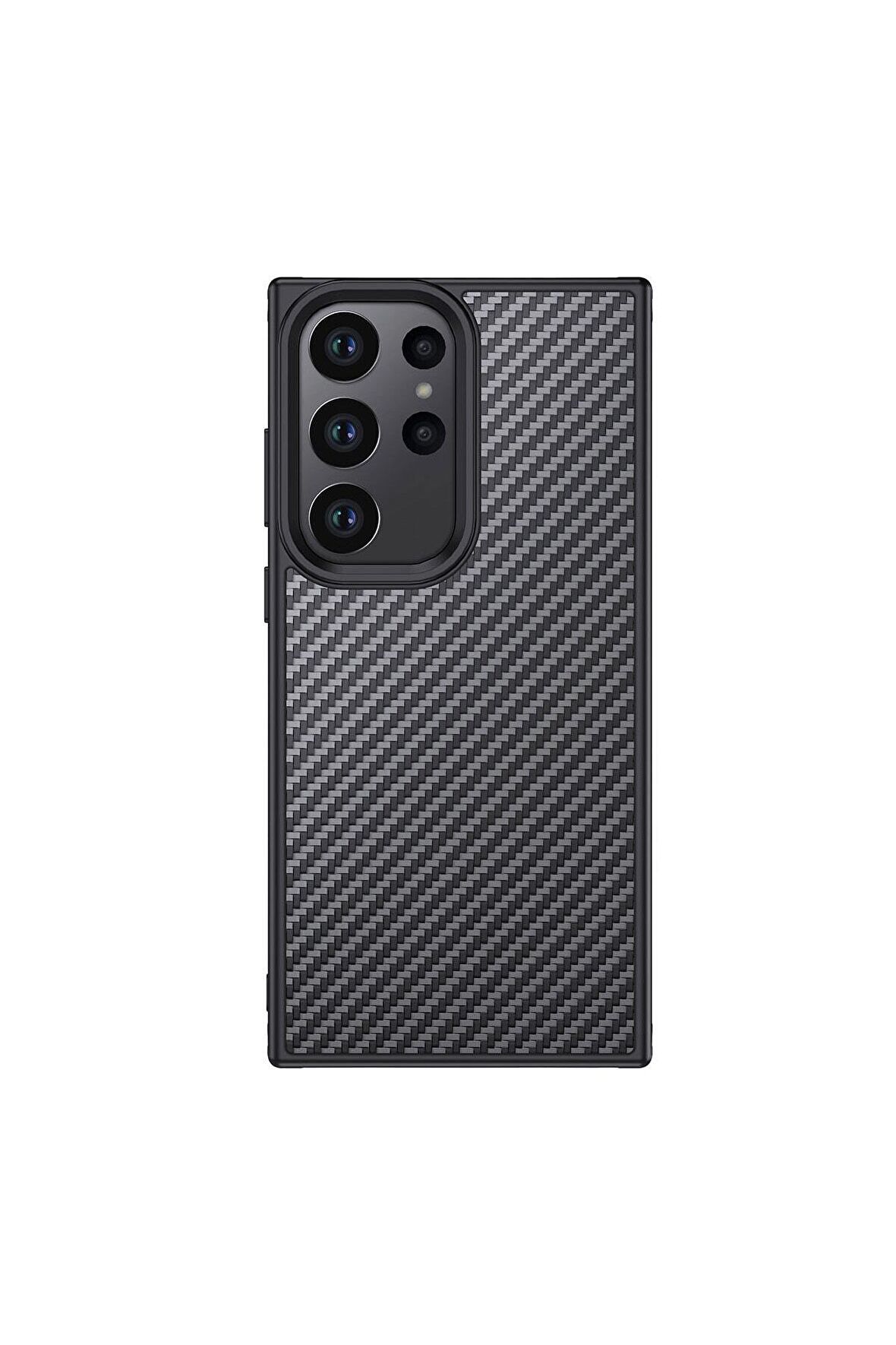 Wlons Galaxy S23 Ultra Uyumlu Kılıf Aramid Karbon Fiber Magsafe Özellikli Wlons Radison Kapak
