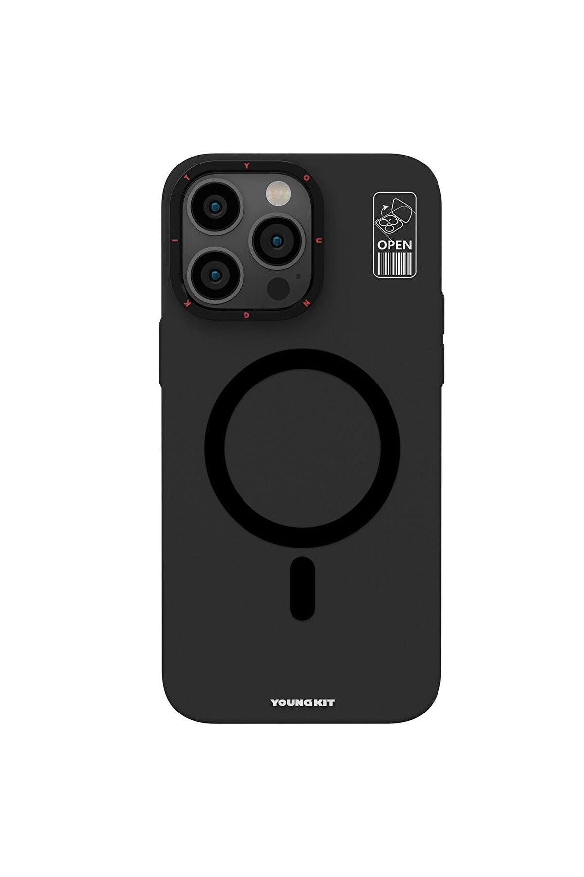 YoungKit iPhone 13 Pro Uyumlu Kılıf Magsafe Şarj Özellikli Standlı Youngkit Hermit Bracket Serisi Kapak