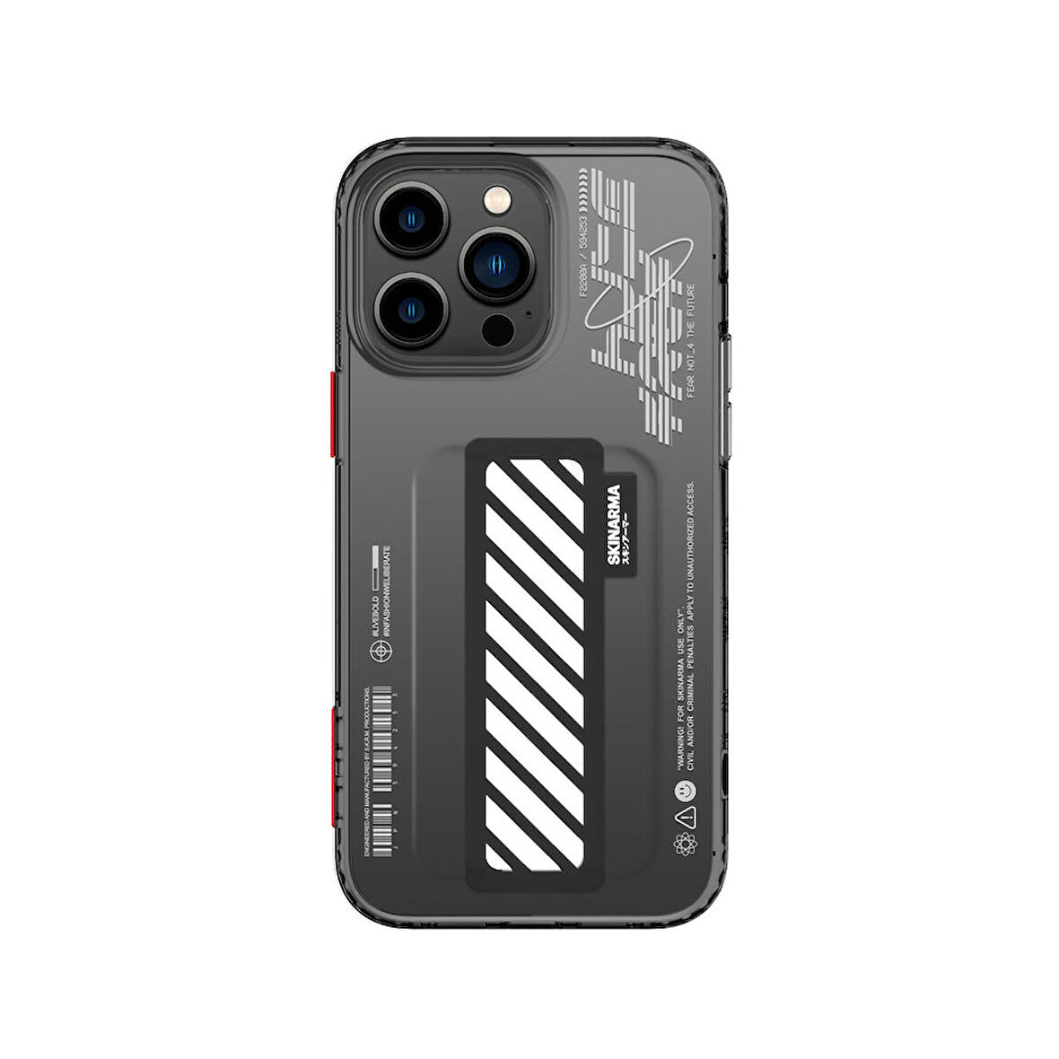 iPhone 14 Pro Uyumlu Kılıf SkinArma Şeffaf Desenli Kaze Kapak